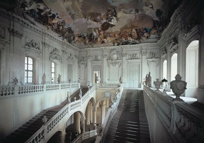 Die Treppe, gebaut 1719-44 von Balthasar Neumann